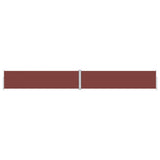 Vidaxl forrude udvides 160x1200 cm brun