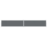 Vidaxl forrude udvides 180x1200 cm antracit -farvet