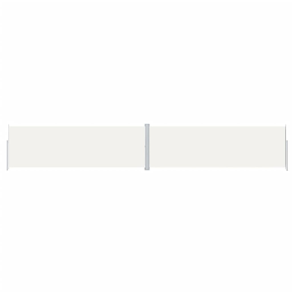 Vidaxl forrude Udvidelig 200x1200 cm creme -farvet