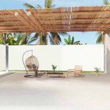 Vidaxl forrude udvides 220x1200 cm creme -farvet