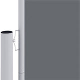 Vidaxl forrude Udvidelig 220x1200 cm antracit -farvet
