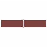 Vidaxl forrude udvides 220x1200 cm brun