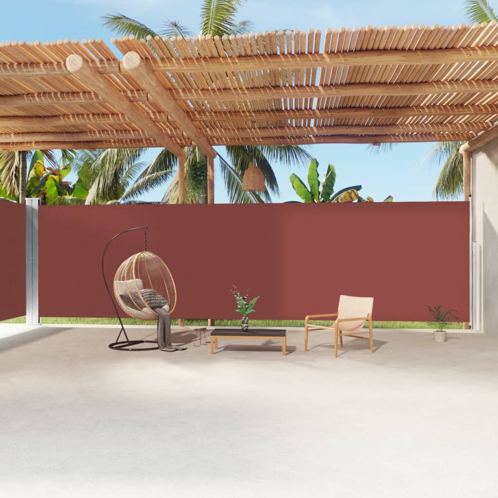 Vidaxl forrude udvides 220x1200 cm brun
