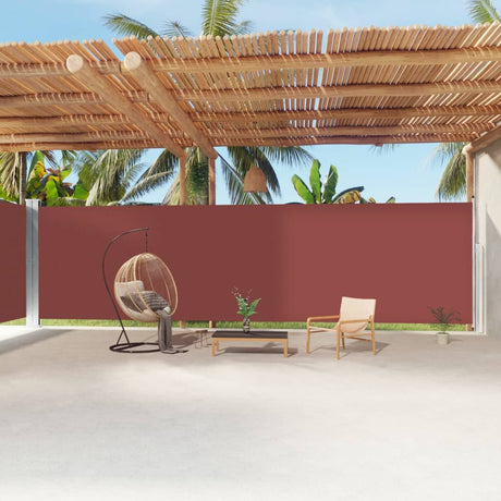 Vidaxl forrude udvides 220x1200 cm brun