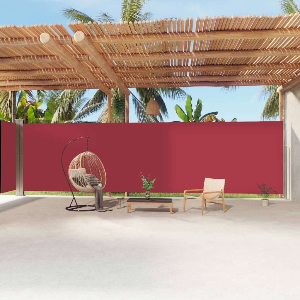 Vidaxl forrude udvides 220x1200 cm rød