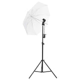 Vidaxl Studio Lighting Set med stativer og paraplyer