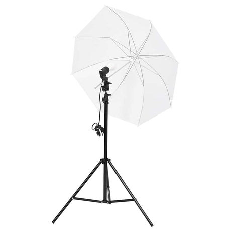 Vidaxl Studio Lighting Set med baggrunde og paraplyer