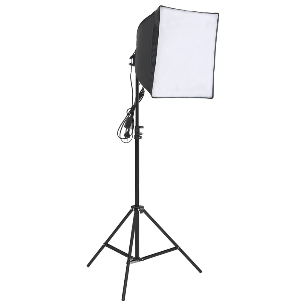 Vidaxl Fotostudio Lighting Set med baggrund og reflektor