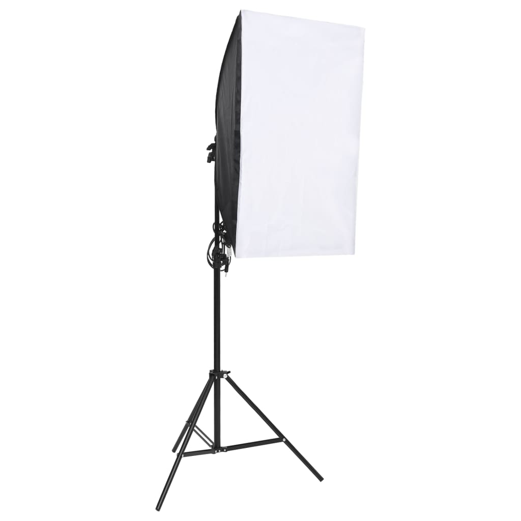 Vidaxl 6-delt fotestudio sæt med belysningssæt og softboxes