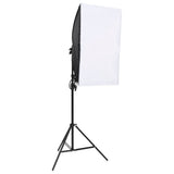 Vidaxl 6-delt fotestudio sæt med belysningssæt og softboxes
