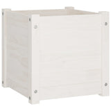 Vidaxl Planning Box 40x40x40 cm Solid fyrretræ hvid
