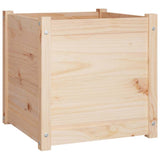 Vidaxl plantenbakken 2 st 50x50x50 cm massief grenenhout