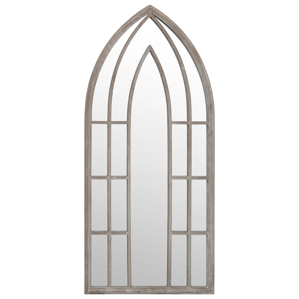 Vidaxl spiegel 70x30 cm ijzer zandkleurig