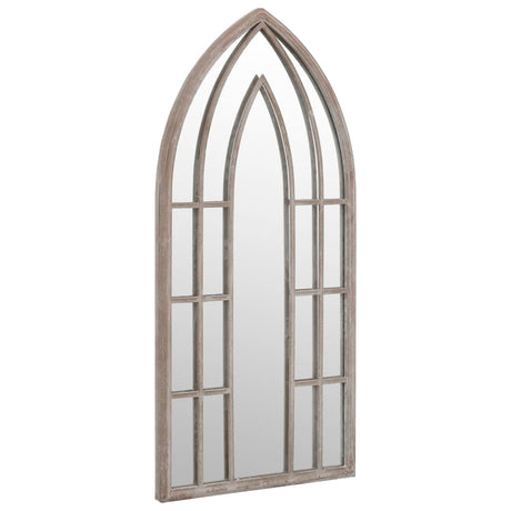 Vidaxl spiegel 70x30 cm ijzer zandkleurig