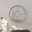 Vidaxl Mirror omkring 60x4 cm jernsand -farvet