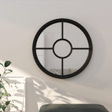 Vidaxl Mirror omkring 60x4 cm jern sort