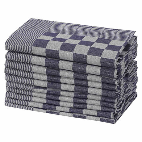 Vidaxl Kitchen Cloths 20 St 50x70 cm bomuld blå og hvid