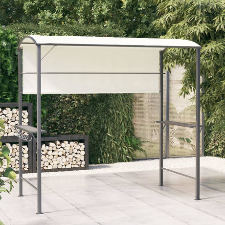 Vidaxl Arbor med tag 220x110x200 cm creme -farvet