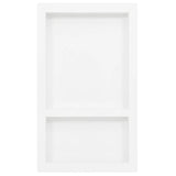 Vidaxl bruser med 2 rum 41x69x9 cm højglans hvid