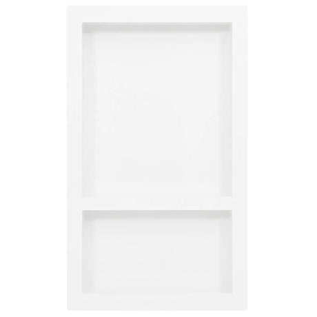Vidaxl bruser med 2 rum 41x69x9 cm højglans hvid