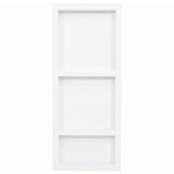 Vidaxl bruser med 3 rum 41x99x9 cm højglans hvid