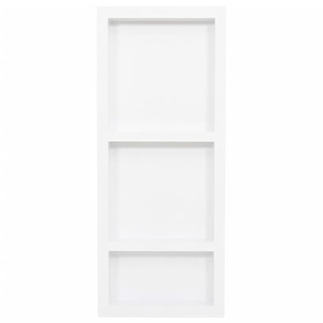Vidaxl bruser med 3 rum 41x99x9 cm højglans hvid