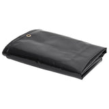 Vidaxl zeildoek 650 g m² 4x5 m zwart