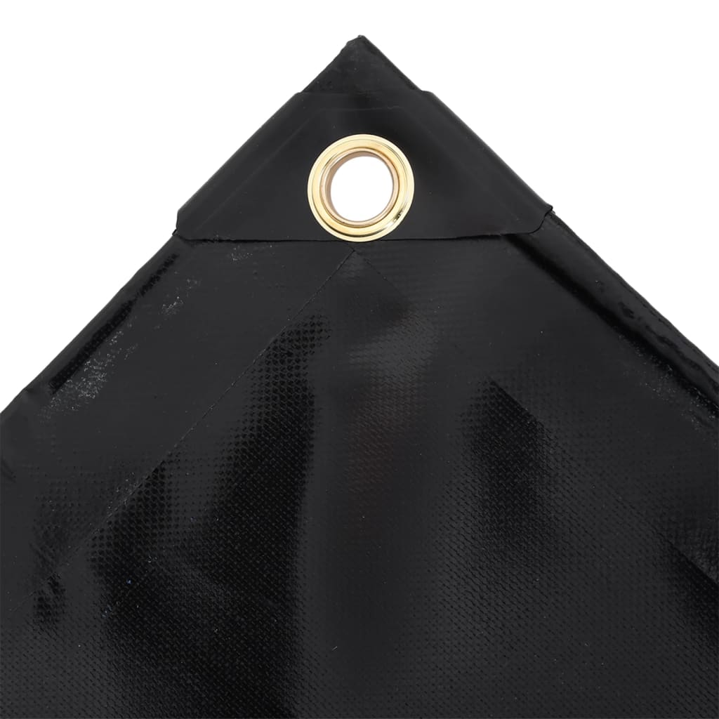 Vidaxl zeildoek 650 g m² 4x5 m zwart