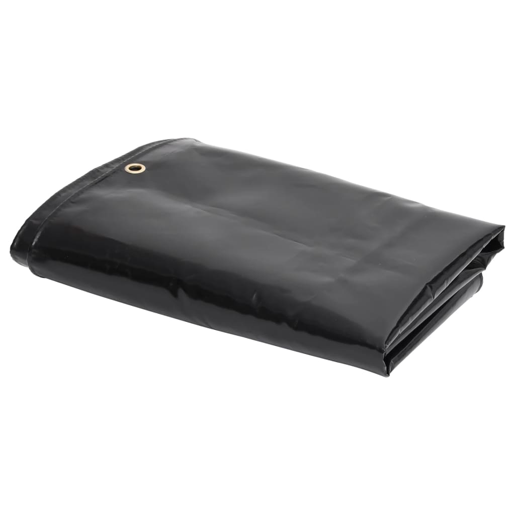 Vidaxl zeildoek 650 g m² 4x6 m zwart