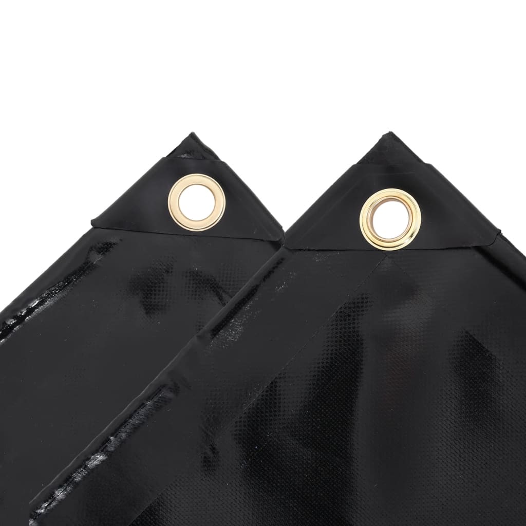 Vidaxl zeildoek 650 g m² 4x7 m zwart