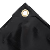 Vidaxl zeildoek 650 g m² 1,5x20 m zwart