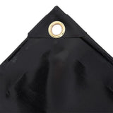 Vidaxl zeildoek 650 g m² 3,5x5 m zwart