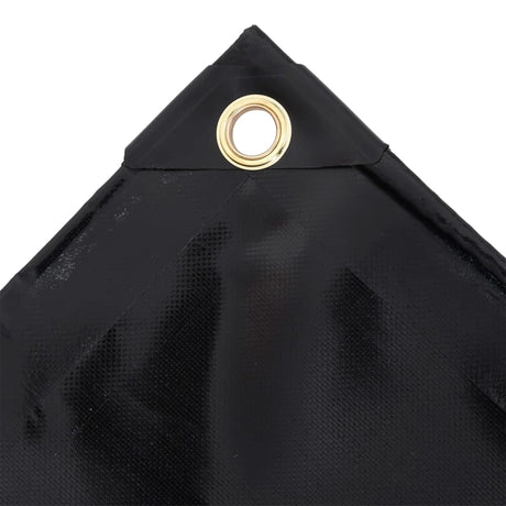 Vidaxl zeildoek 650 g m² 3,5x5 m zwart