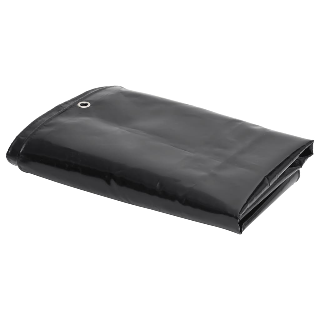 Vidaxl zeildoek 650 g m² 5x6 m zwart