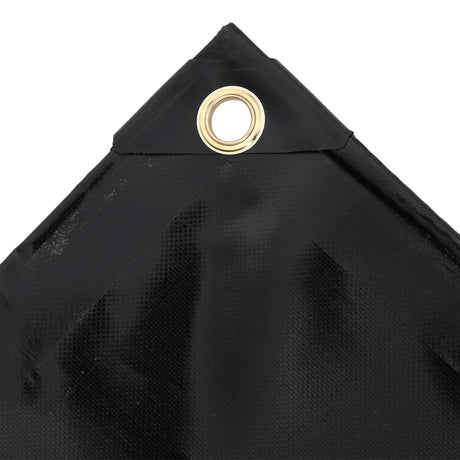 Vidaxl zeildoek 650 g m² 5x6 m zwart