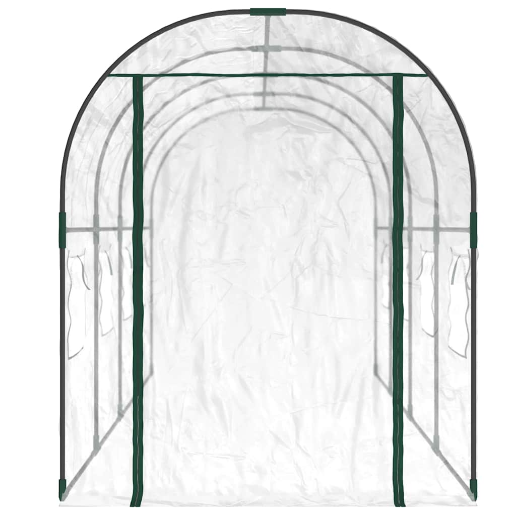 Vidaxx Garden Greenhouse 160x400x190 cm PVC og pulverovertrukket stål gennemsigtig