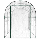Vidaxx Garden Greenhouse 160x400x190 cm PVC og pulverovertrukket stål gennemsigtig