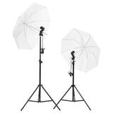 Vidaxxl fotostudiesæt med lyssæt og baggrund