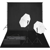 Vidaxxl fotostudiesæt med lyssæt og baggrund