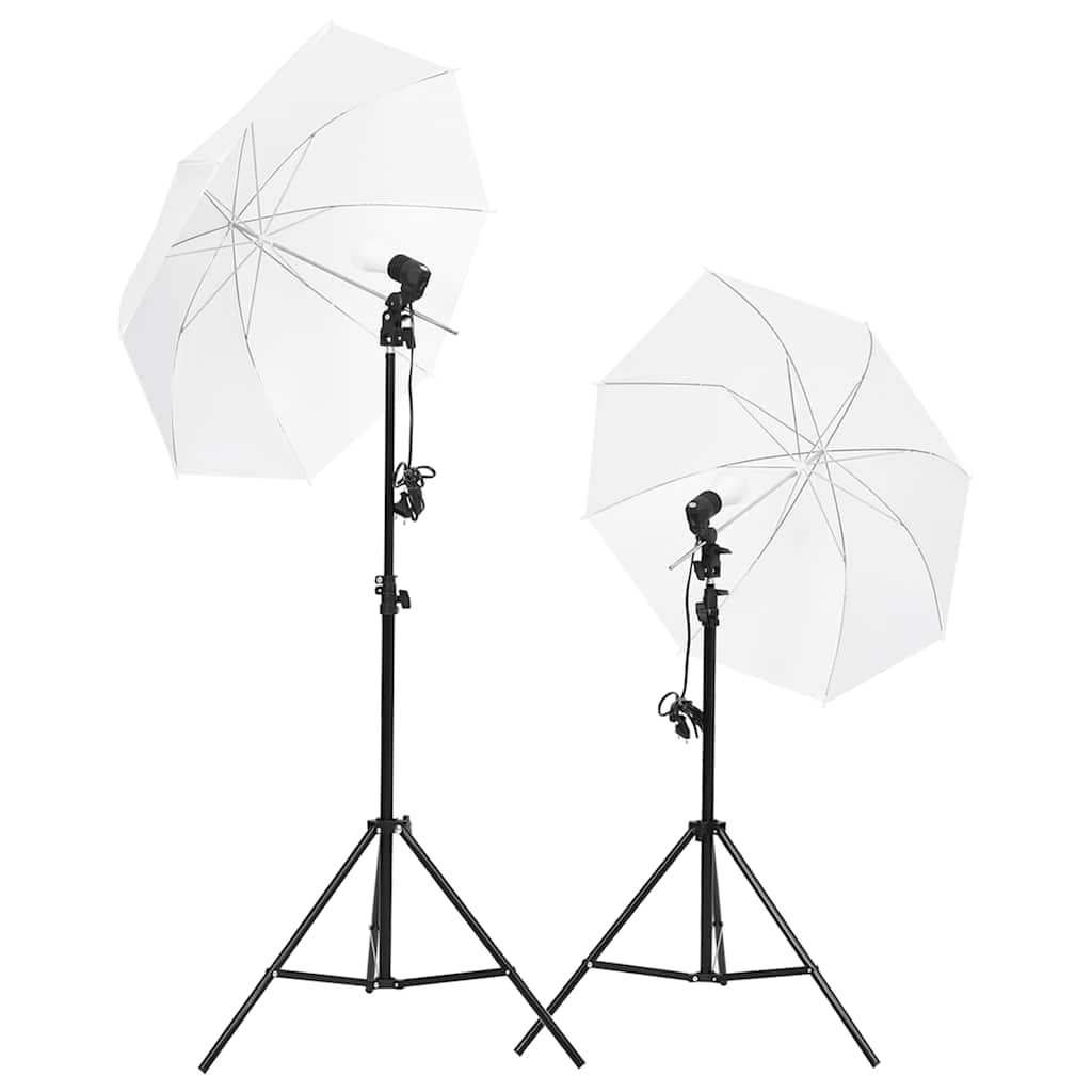 Vidaxxl fotostudiesæt med lyssæt og baggrund