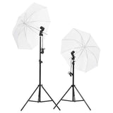 Vidaxxl fotostudiesæt med lyssæt, baggrund og reflektor