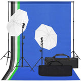Vidaxxl fotostudiesæt med lyssæt og baggrund