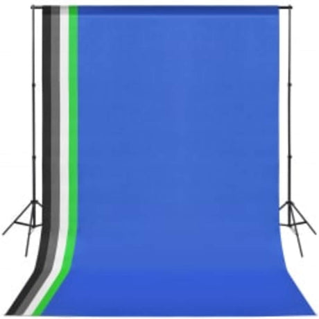 Vidaxl Photo Studio Set med belysningssæt, baggrund og reflektor