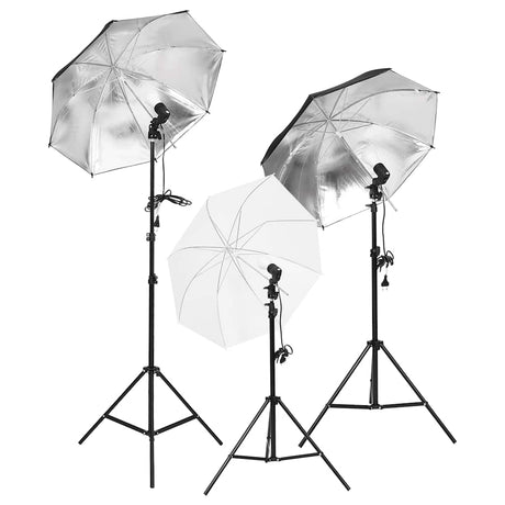 Vidaxxl fotostudiesæt med lyssæt og baggrund