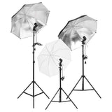 Vidaxxl fotostudiesæt med lyssæt og baggrund