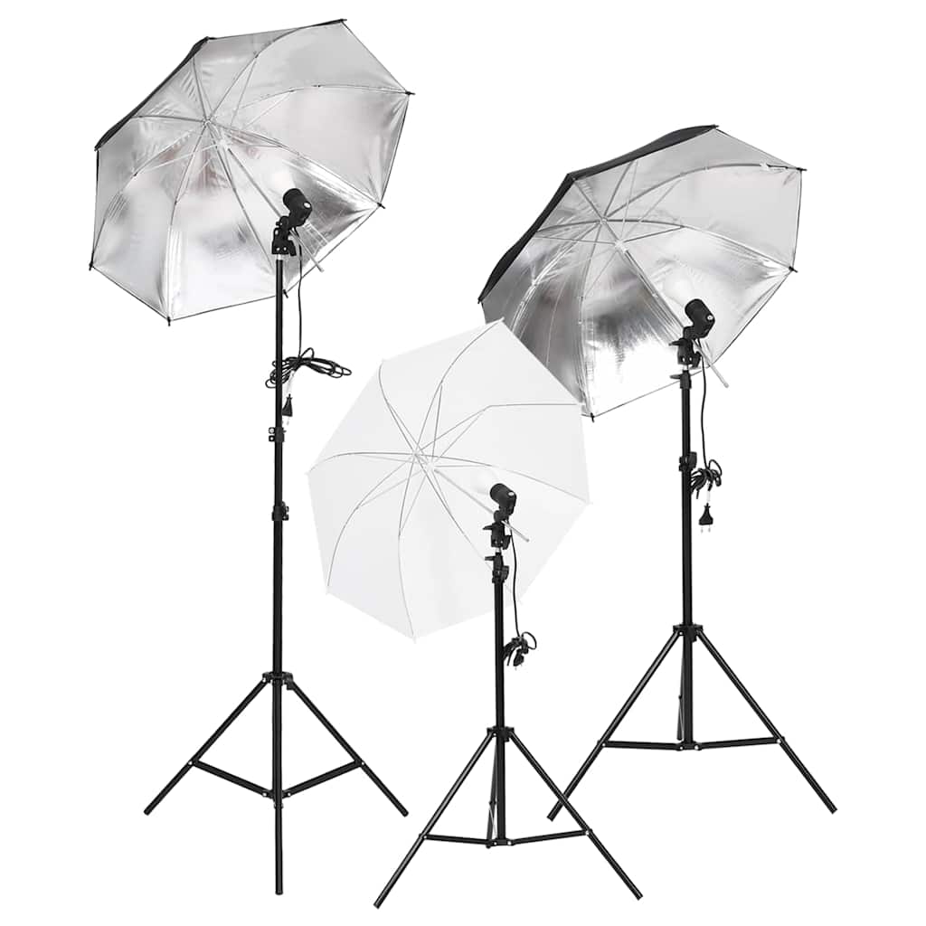 Vidaxxl fotostudiesæt med lyssæt og baggrund