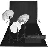 Vidaxxl fotostudiesæt med lyssæt og baggrund