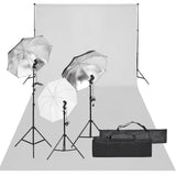 Vidaxxl fotostudiesæt med lyssæt og baggrund