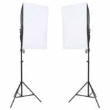 Vidaxxl fotostudiesæt med lyssæt, baggrund og reflektor
