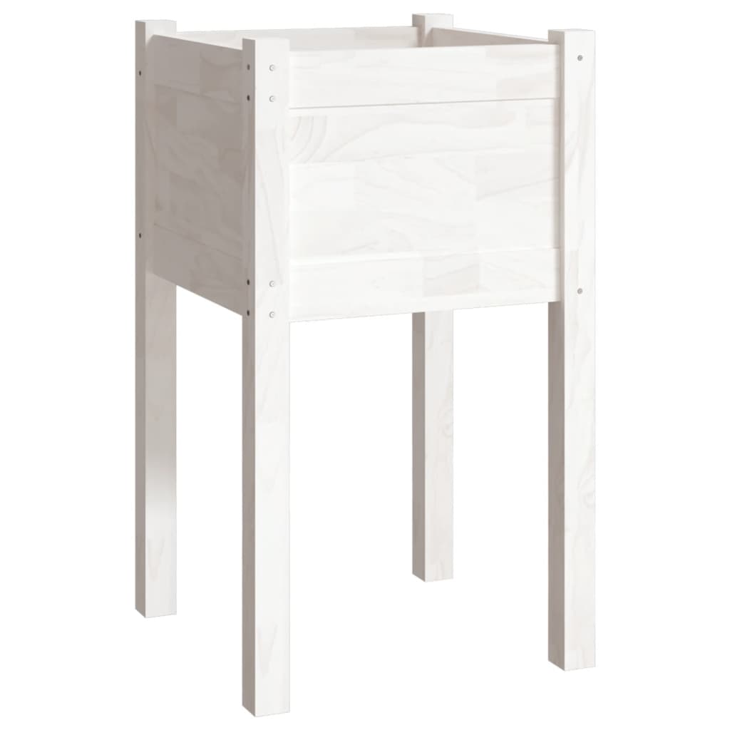 Vidaxl Planning Box 40x40x70 cm Solid Pine White